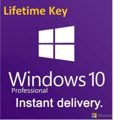 Windows 10 Pro(32bit/64bit) Lifetime Validity AUTOMATIC KEY.